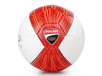 Ducati fotbalový míč, bílo-červený